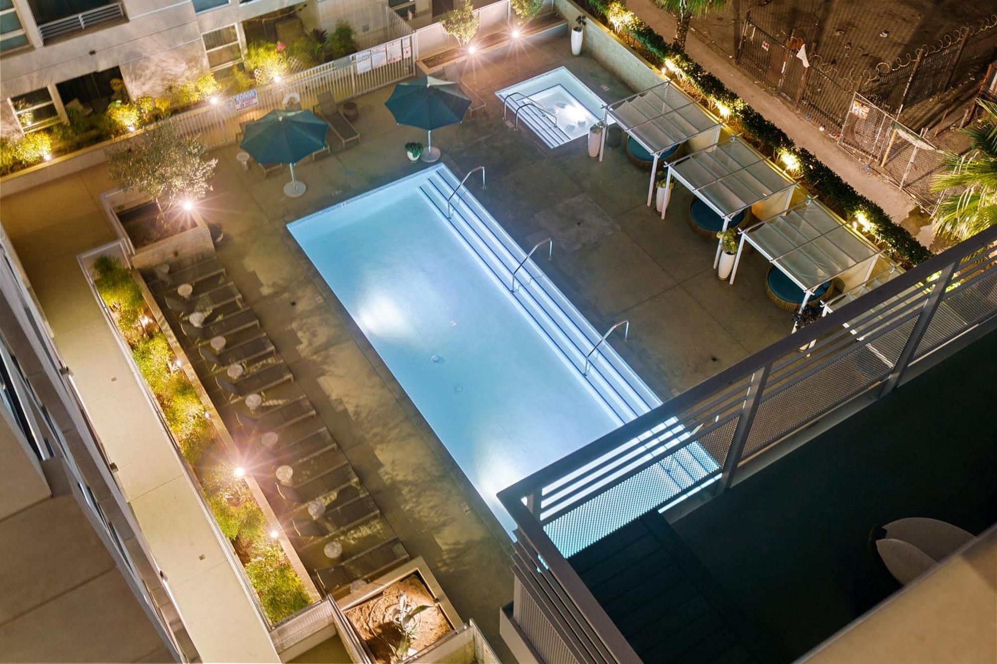 Ferienwohnung Dtla Escape Skyline Views With Luxury Amenities Los Angeles Exterior foto